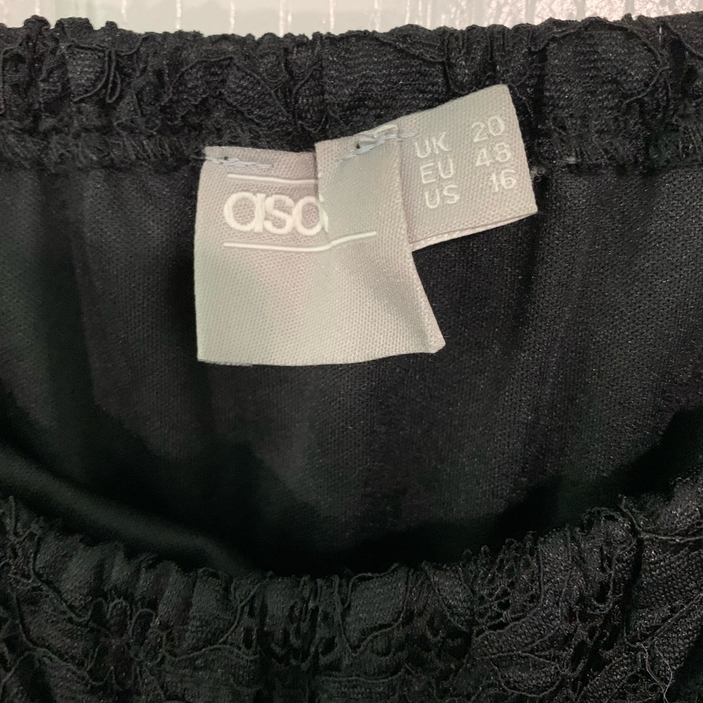 ASOS black lace dress - Picture 3 of 5
